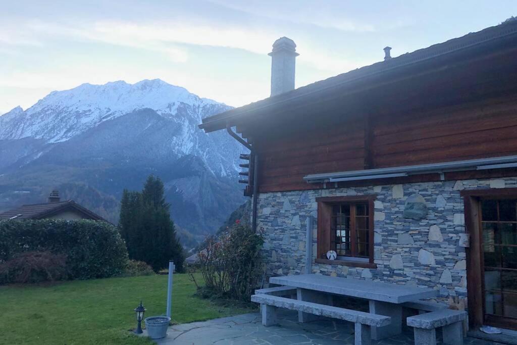 Chalet Edelweiss - Verbier, Mountain Views, Jacuzzi! Volleges エクステリア 写真