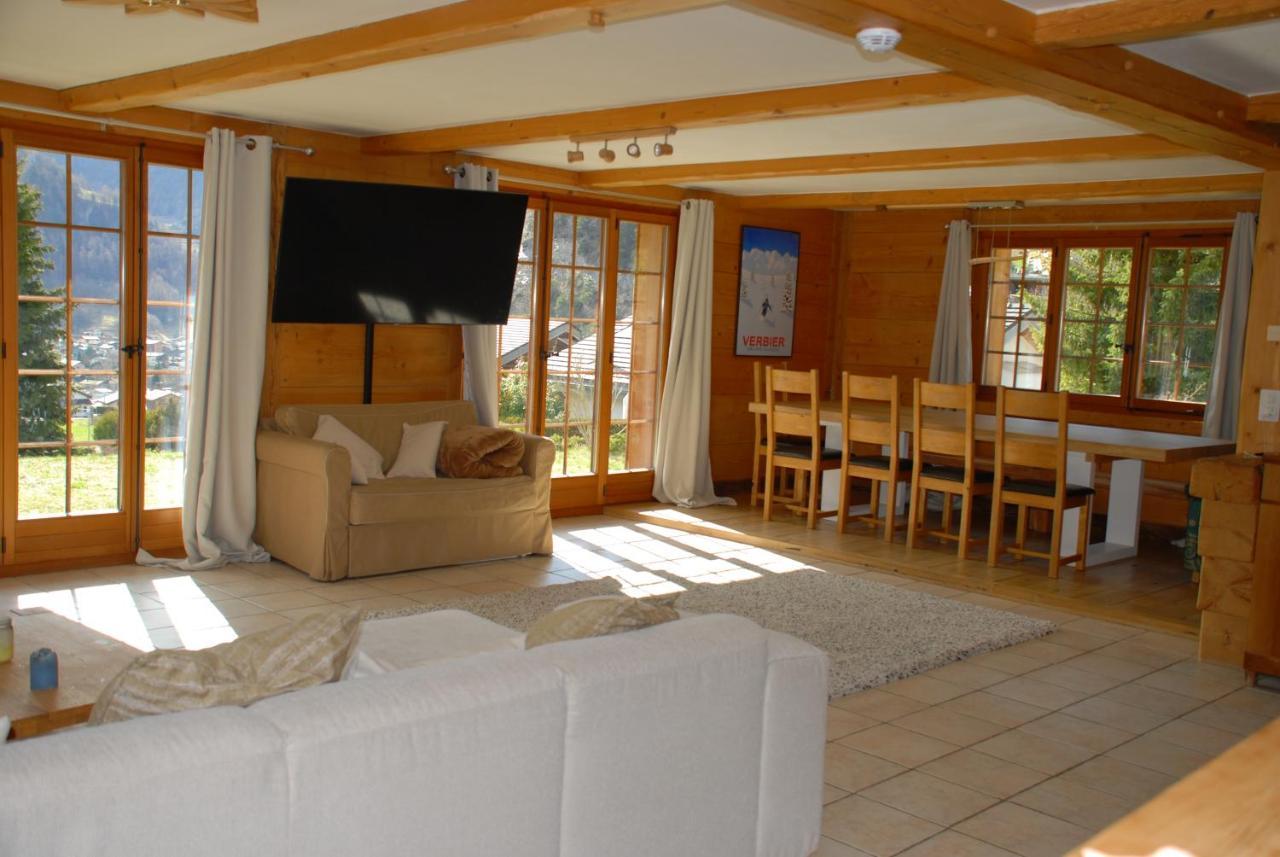 Chalet Edelweiss - Verbier, Mountain Views, Jacuzzi! Volleges エクステリア 写真